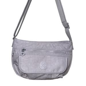 Kipling Syro Crossbody Shoulder Bag Lavender Multi Pocket Utility Pastel